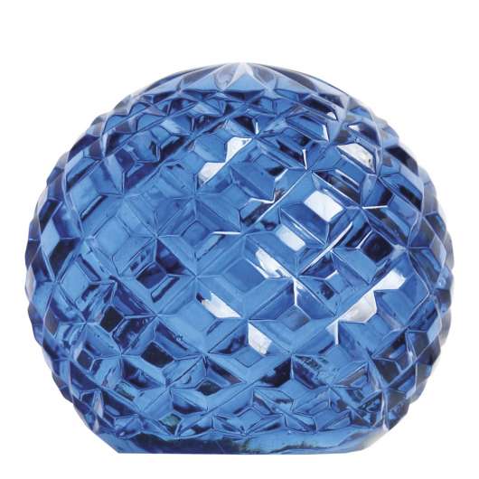 & klevering - Sphere Brevpress Glas 9 cm Blå