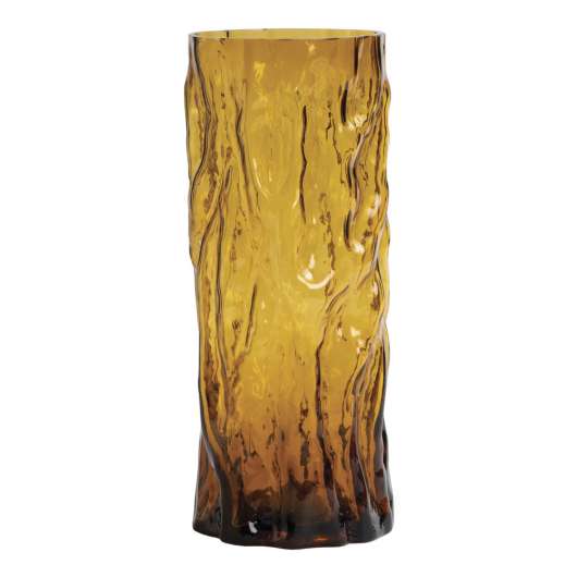 & klevering - Trunk Vas Glas 27 cm Brun
