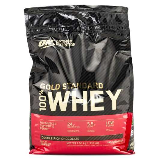 100% Whey Gold Standard Choklad 4545 g