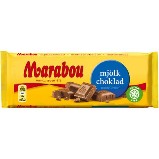 3 x Marabou Mjölkchoklad