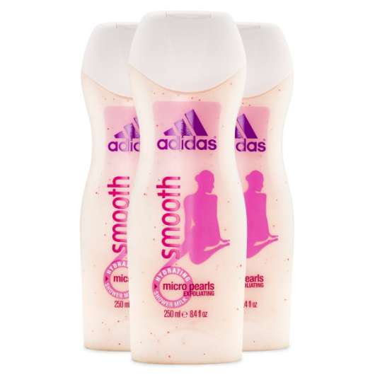 Adidas Woman Shower Gel 3-pack Smooth