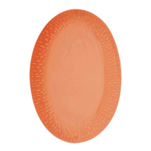 Aida - Confetti Uppläggningsfat ovalt  36x25,5 cm Aprikos