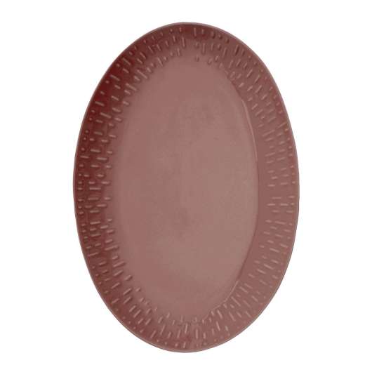 Aida - Confetti Uppläggningsfat ovalt 36x25 cm Bordeaux