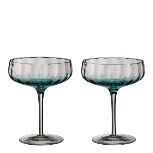 Aida - Søholm Sonja Champagne/cocktail glas 30 cl Petrol blue