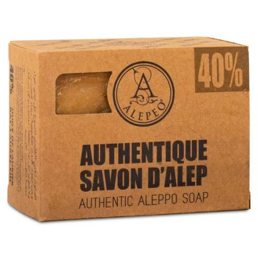 Aleppotvål 40 % Lagerbärsolja, 200 g