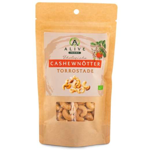 Alive Foods Cashew Torrostad & Saltad Eko 200 g
