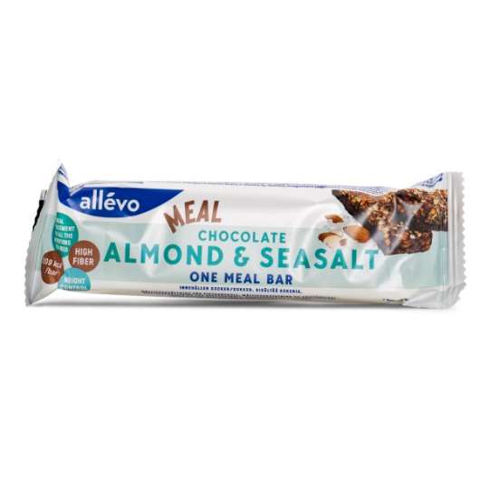 Allevo One Meal Bar, Almond & Seasalt, 1 st