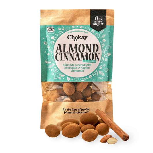Almonds Cinnamon Milk Chocolate 110 G