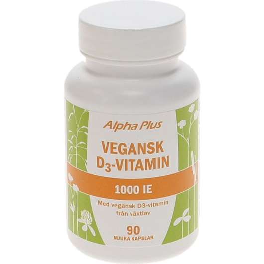 Alpha Plus D3-vitaminer Vegansk