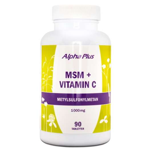 Alpha Plus MSM + Vitamin C 90 tabl