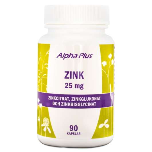 Alpha Plus Zink 25 mg 90 kaps
