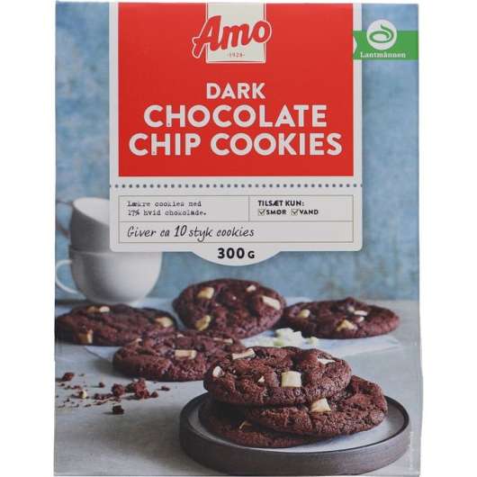 Amo Chocolate Chip Cookies Mörk Choklad