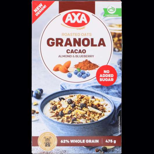 Amo Granola Kakao Blåbär & Mandlar