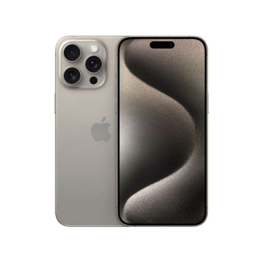 Apple iPhone 15 Pro Max 1TB - Naturligt Titan