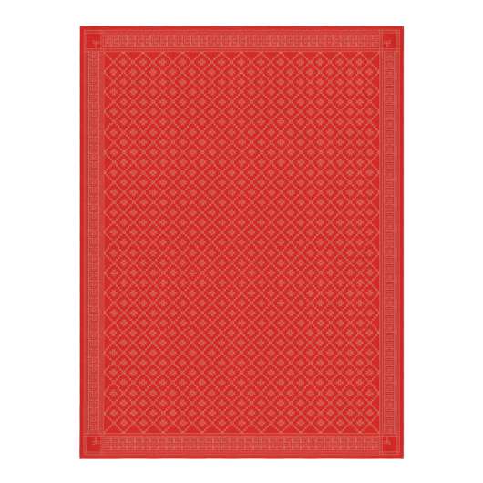 Åttebladrose 330 Duk 150x150 cm Röd