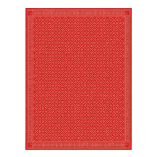 Åttebladrose 330 Duk 150x200 cm Röd