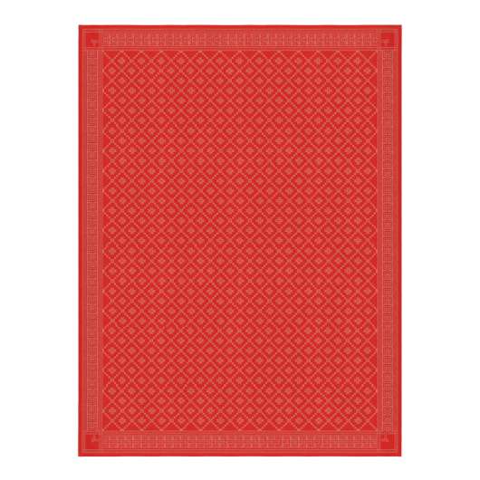 Åttebladrose 330 Duk 150x310 cm Röd