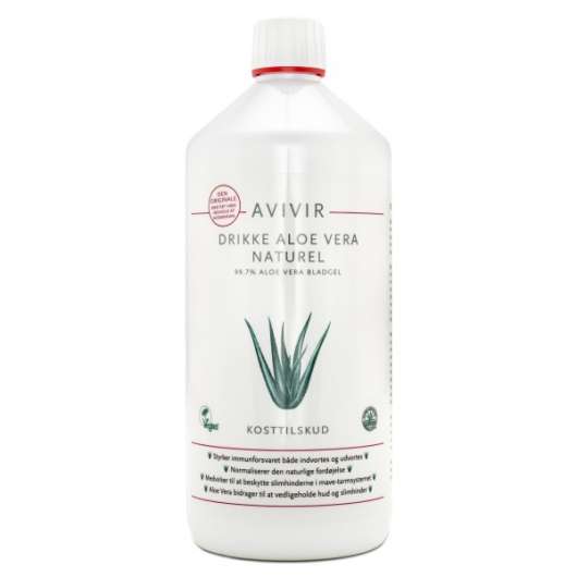 Avivir Aloe Vera Juice Naturell 1 L