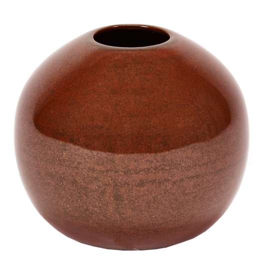 Ball Vas Keramik 8 cm Rostöd