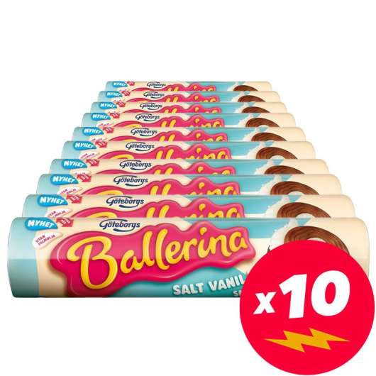 Ballerina Salt Vanilj 10-pack - 61% rabatt