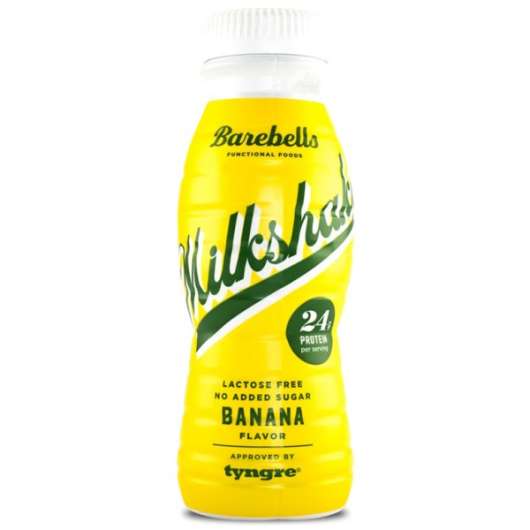 Barebells Milkshake, Banana, 330 ml
