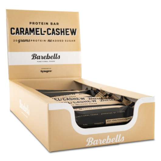 Barebells Protein Bar Caramel & Cashew 12-pack