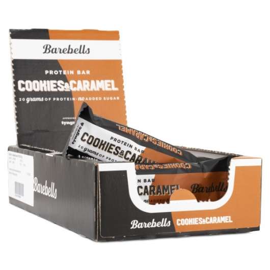 Barebells Protein Bar, Cookies & Caramel, 12-pack