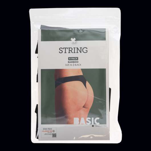Basic treasure Stringtrosor 4-Pack XL