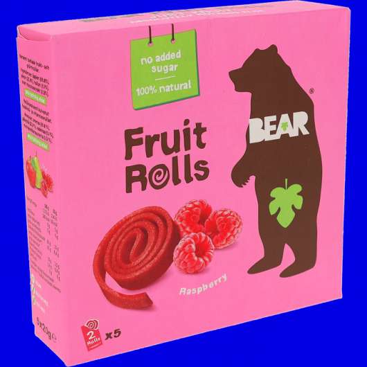 Bear 2 x Fruktrullar Hallon 5-pack