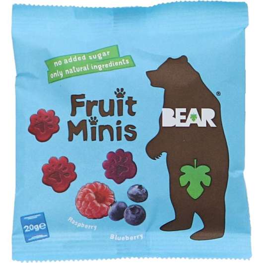 Bear Nibbles 3 x Godis ”Arctic Paws Raspberry & Blueberry”