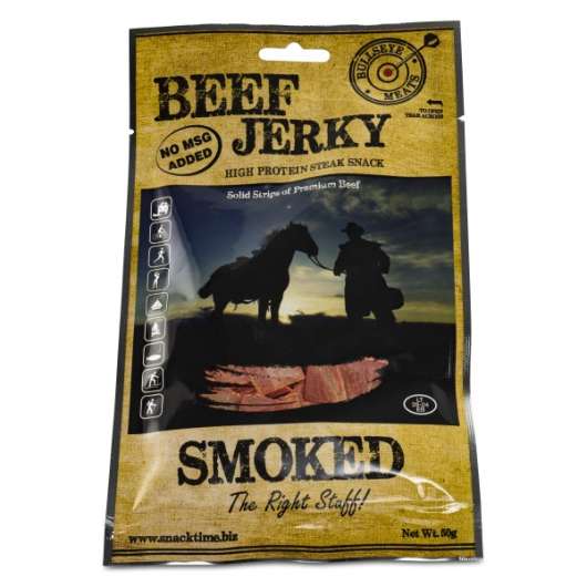 Beef Jerky, Smoked, 50 g