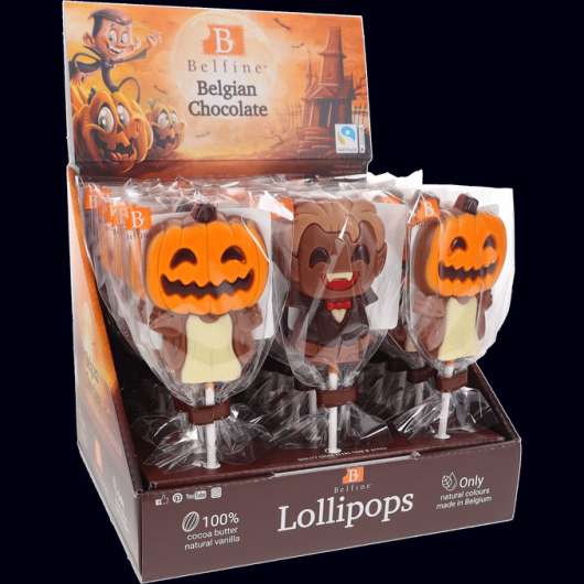 Belfine Chokladklubbor Halloween 24-pack