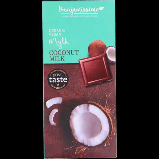 Benjamissimo 2 x Vegansk Choklad Kokosmjölk