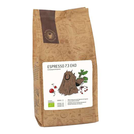 Bergstrands Kafferosteri - Espressobönor 7.3 Eko 1 kg