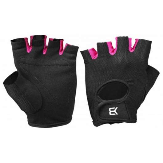 Better Bodies Womens Training Glove, L, Black / Pink