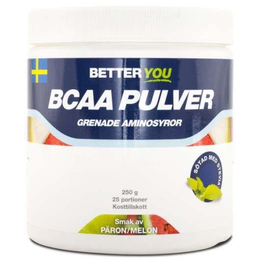 Better You BCAA Pulver, Päron/Melon, 250 g