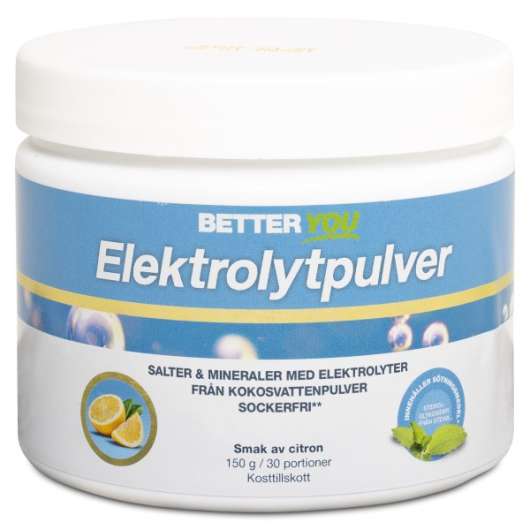 Better You Elektrolytpulver, Tropisk, 150 g
