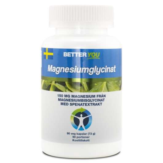 Better You Magnesiumglycinat - Kort datum 90 kaps