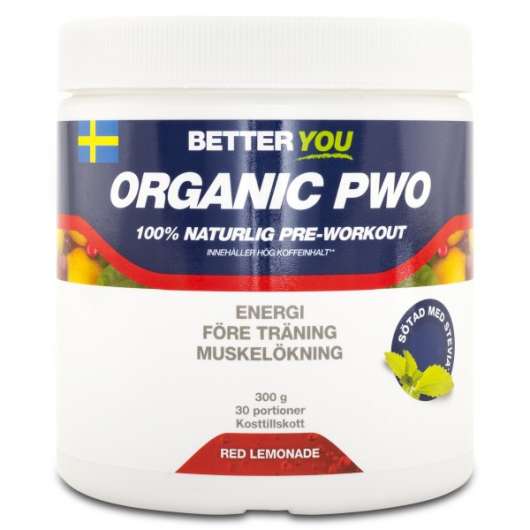 Better You Organic PWO Raspberry / Sour 300 g
