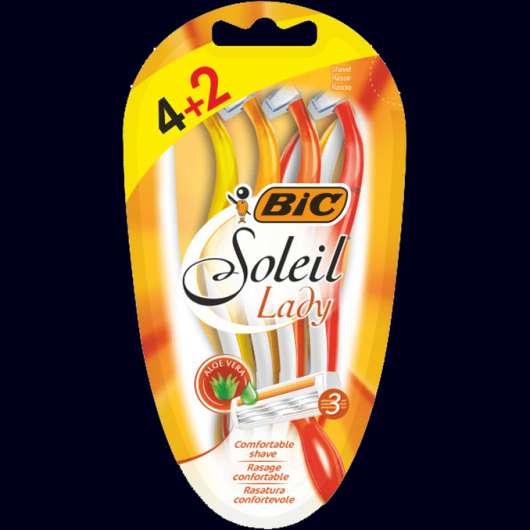 Bic Engångsrakhyvlar SoleilLady 6-pack