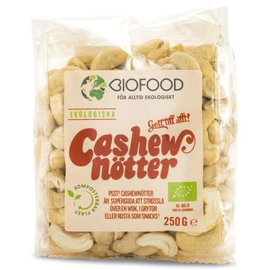 Biofood Cashewnötter EKO 250 g