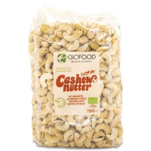 Biofood Cashewnötter EKO 750 g