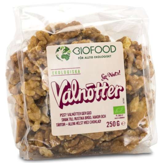 Biofood Valnötter EKO 250 g