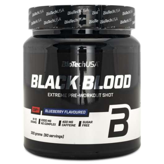 BioTechUSA Black Blood CAF+ Blueberry 300 g