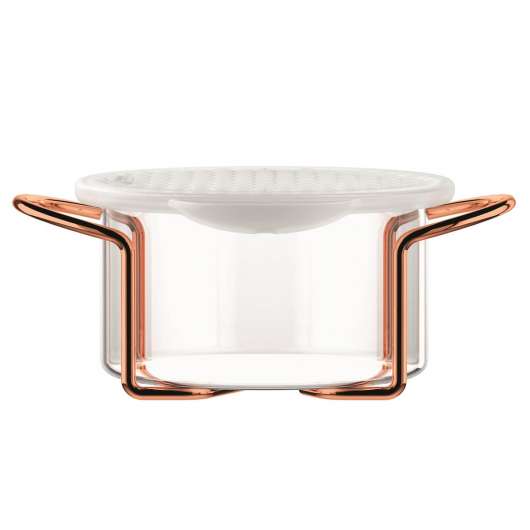 Bodum - Hot Pot Set Glasskål Med Stativ Och Silkonlock 0,25L