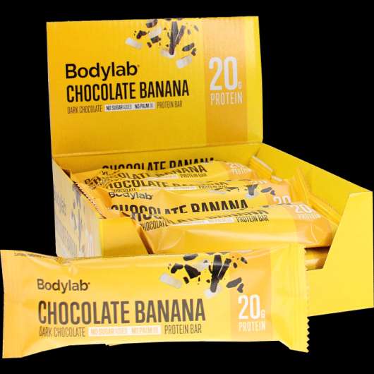 Bodylab Proteinbar Choklad Banan 12-pack