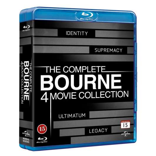 Bourne 1-4 Blu-Ray - 20% rabatt