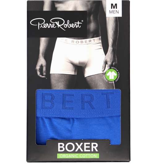 Boxershorts Ekologisk Bomull Blå Stlk M - 60% rabatt