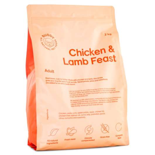 Buddy Chicken + Lamb Feast, 2 kg