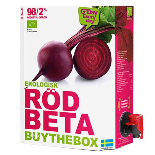 Buy the Box Eko Juice Rödbeta - 25% rabatt